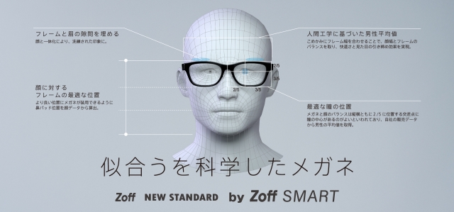 Zoff NEW STANDARDから、軽量モデル「Zoff SMART」が登場。