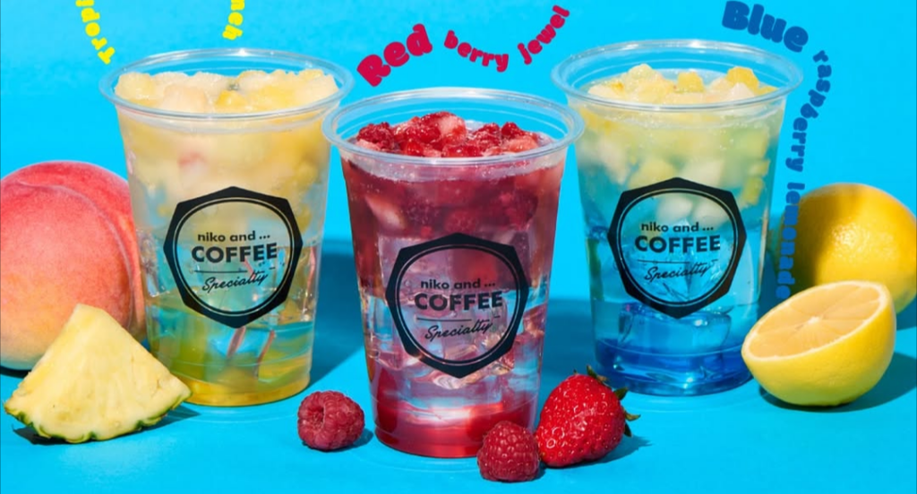 nikoand…CAFE 夏の新作ドリンク