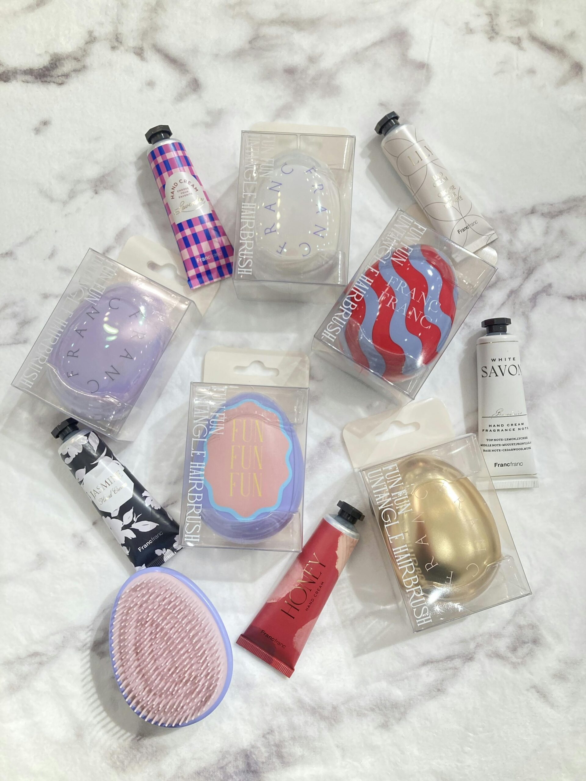 【Francfranc】コロンとした可愛いヘアブラシにNEWデザイン登場😍👌