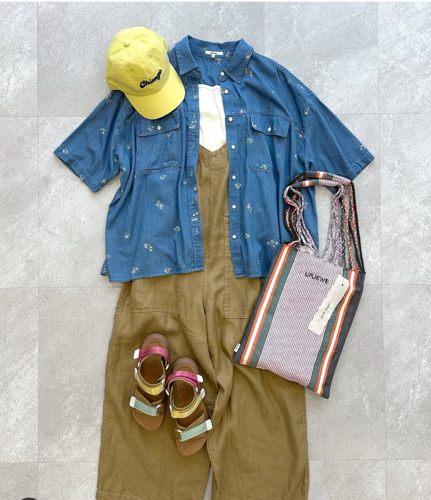 nikoand…ロングシーズン着こなせるオトナなデニムシャツ