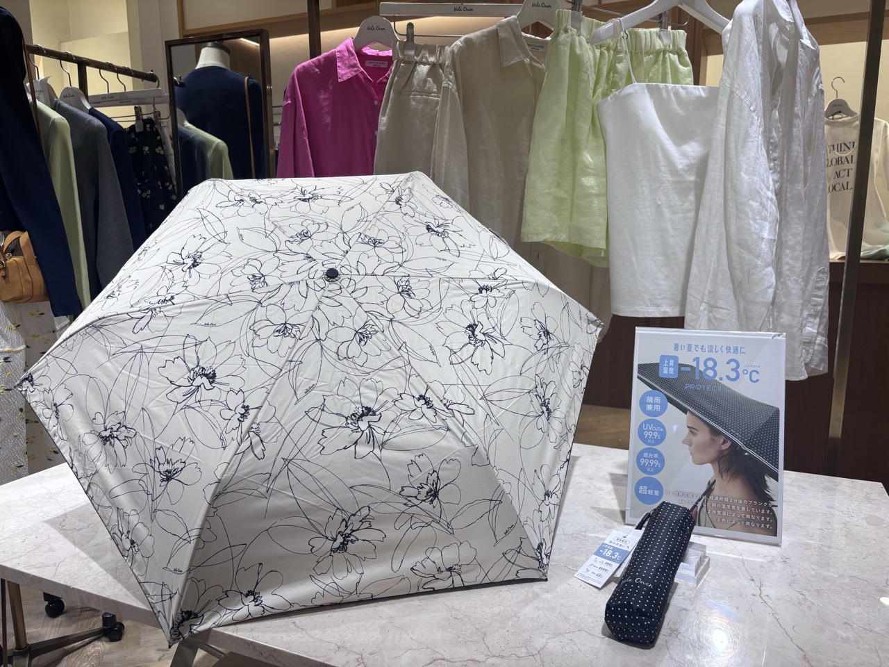 【MilaOwen】PROTECT Uコラボ日傘が入荷致しました✨【上昇気温-18.3℃❄】