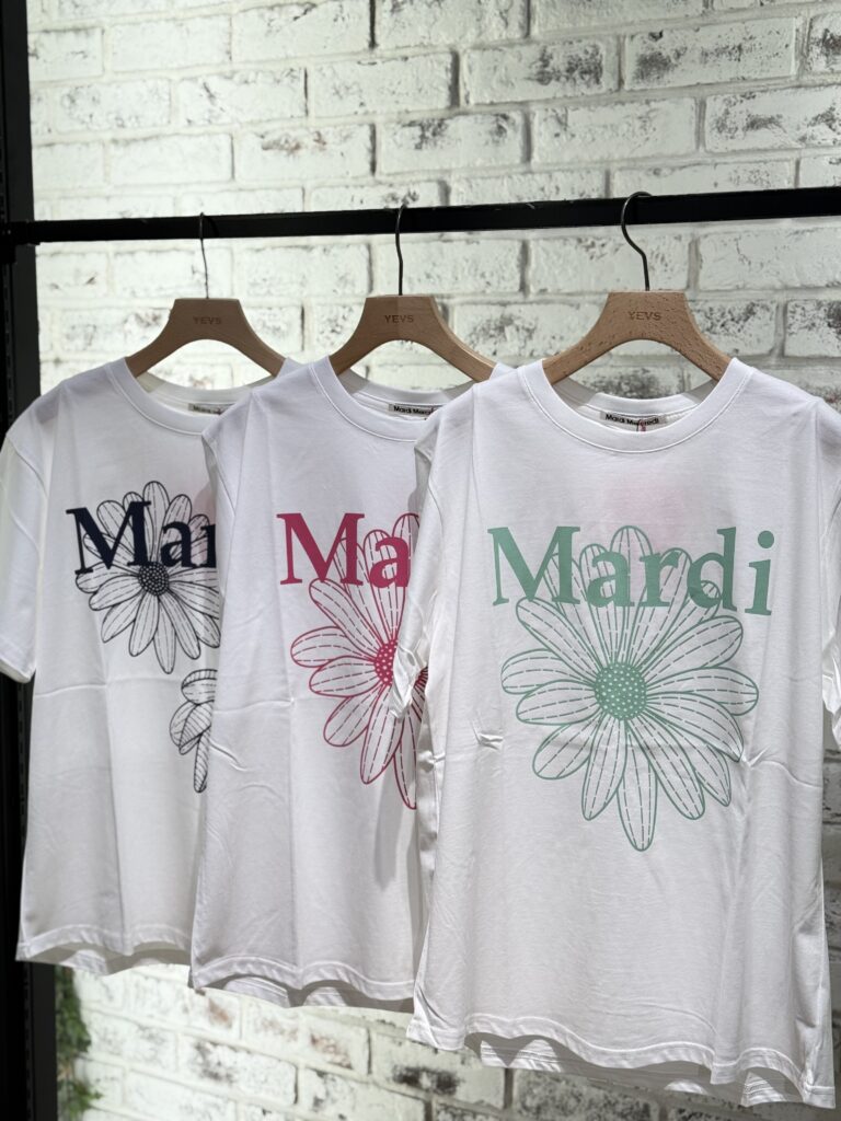【YEVS supply】大人気‼︎Mardi MercrediのTシャツが再入荷いたしました！