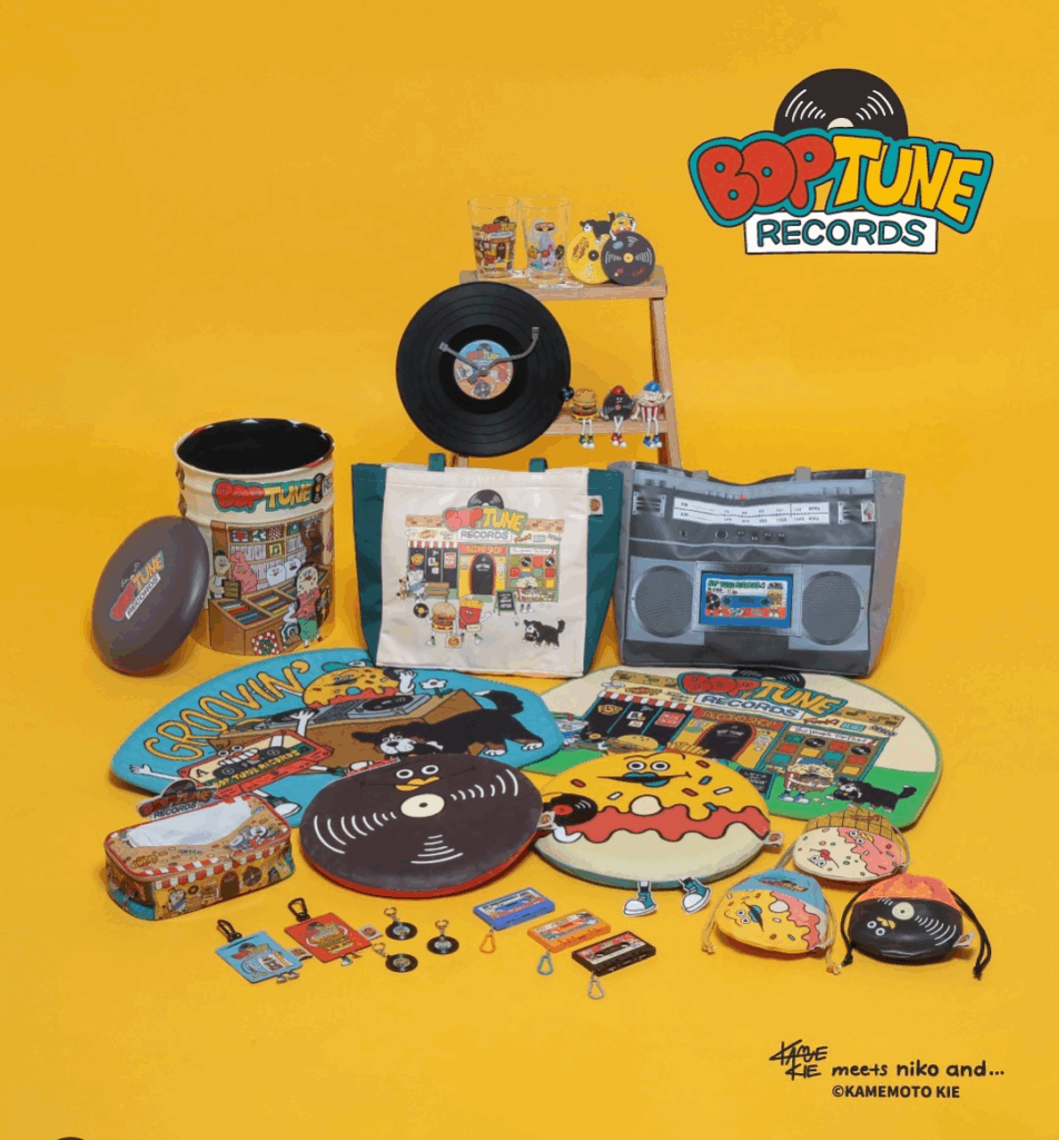 nikoand…架空のレコードショップ”BOP TUNE RECORDS”