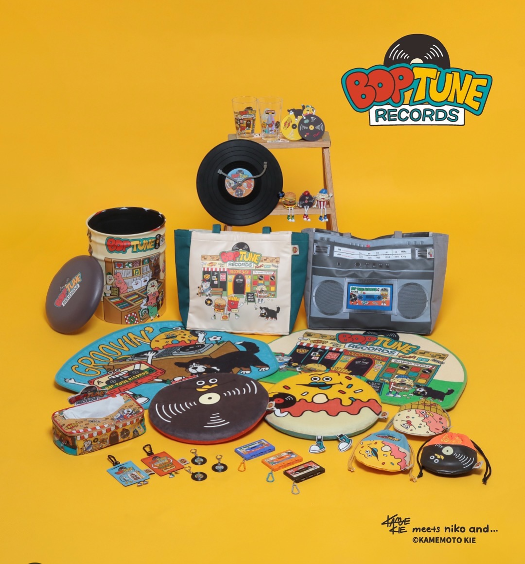 nikoand…架空のレコードショップ”BOP TUNE RECORDS”