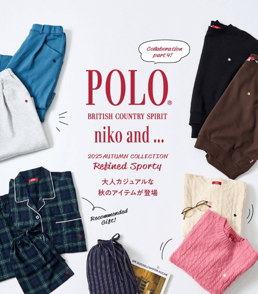 nikoand…POLO BCSコラボの第4弾販売中!