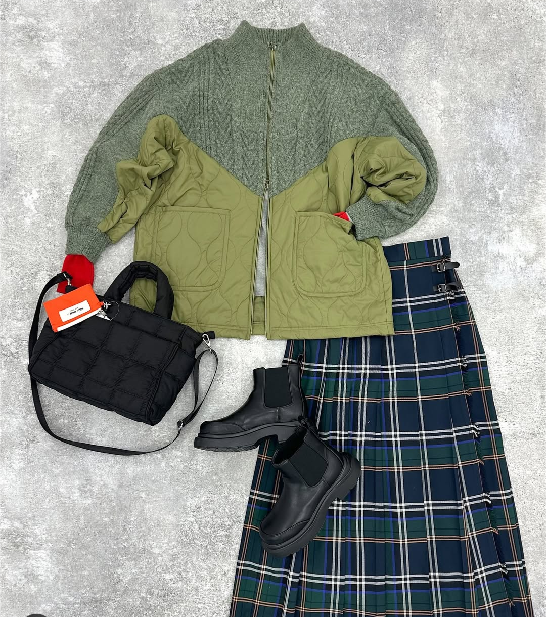 nikoand…ニット×キルトの新感覚ブルゾン!