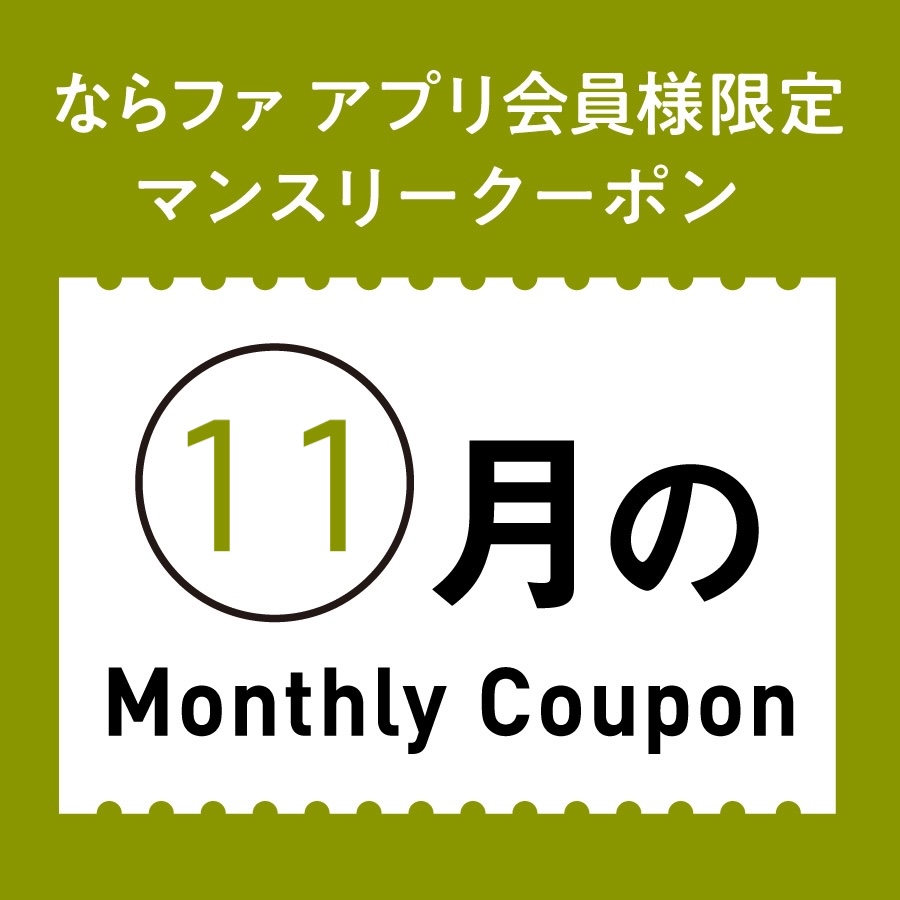 11月マンスリークーポン