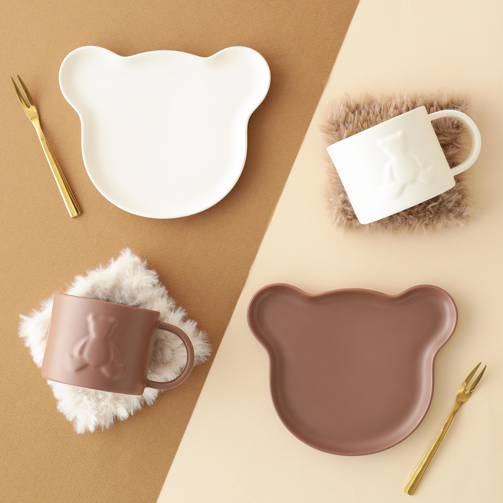 Francfranc　【NEW✨】Xmasギフトにはもちろん🎄🎅自分用にもご褒美カフェセットはいかがですか🐻💕