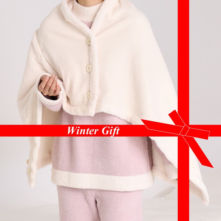 Francfranc　大切な方へ贈る🎁ふわふわあったか4WAYポンチョ