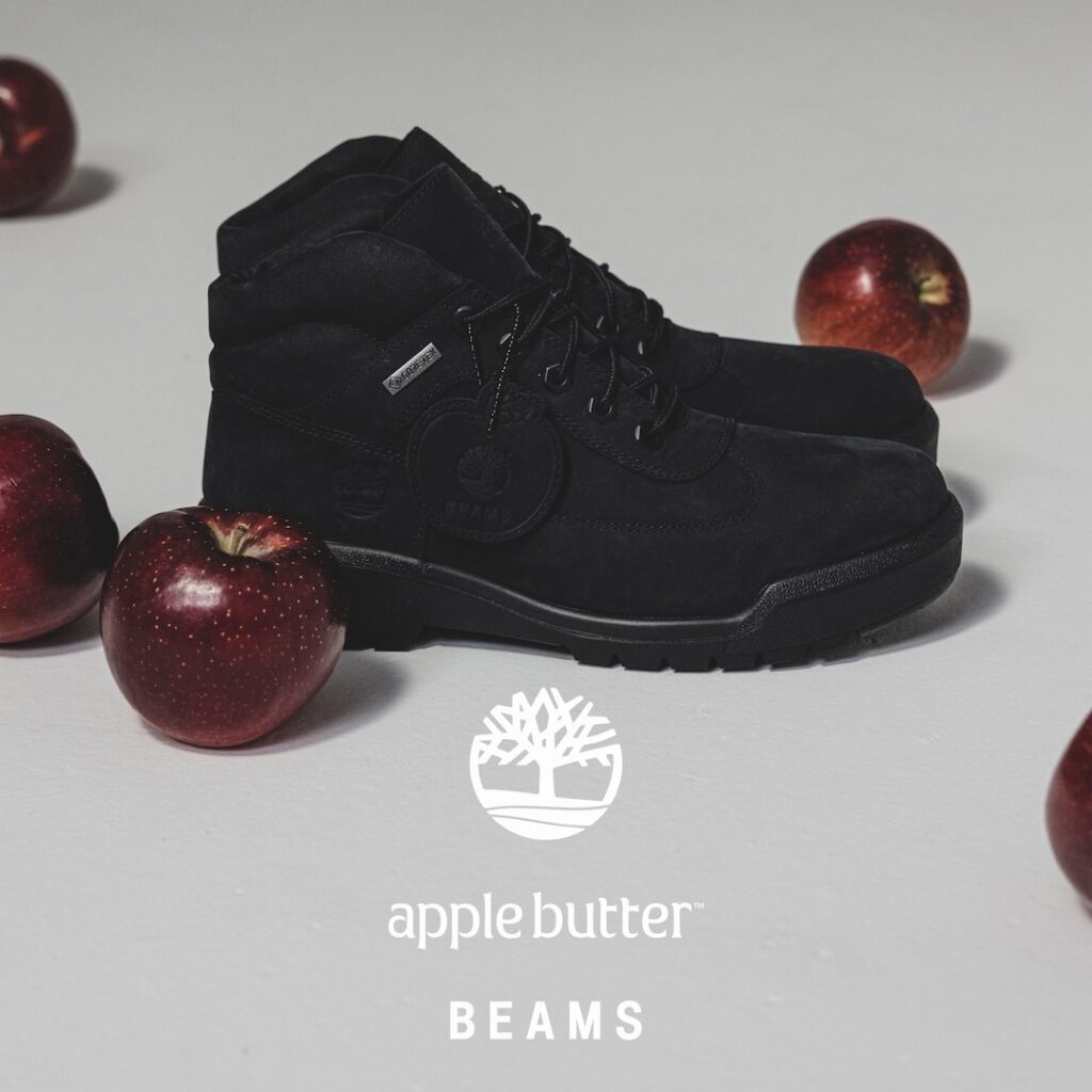 Timberland × APPLE BUTTER STORE × BEAMS 『Field Boots GTX Black Color』 12/13(Sat.) Release