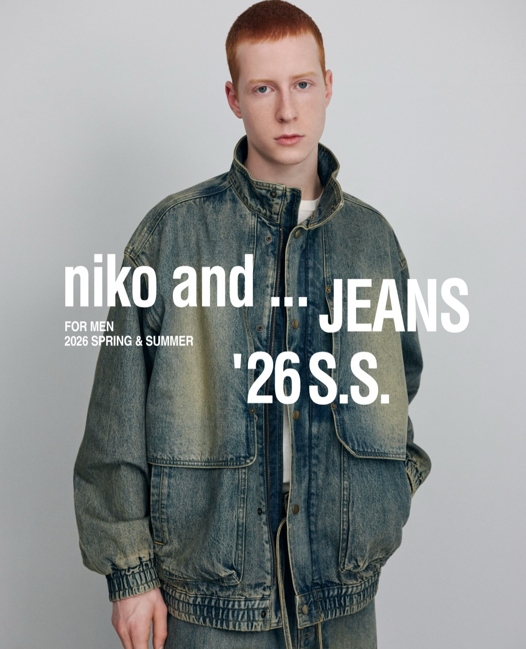 【niko and … JEANS FOR MEN ’26 S.S】