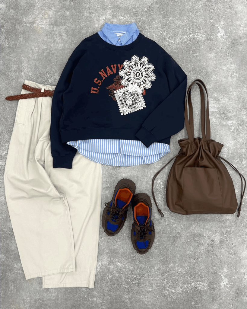 nikoand…お出かけに着たい! ゆるく着こなすポップなデザイントップス