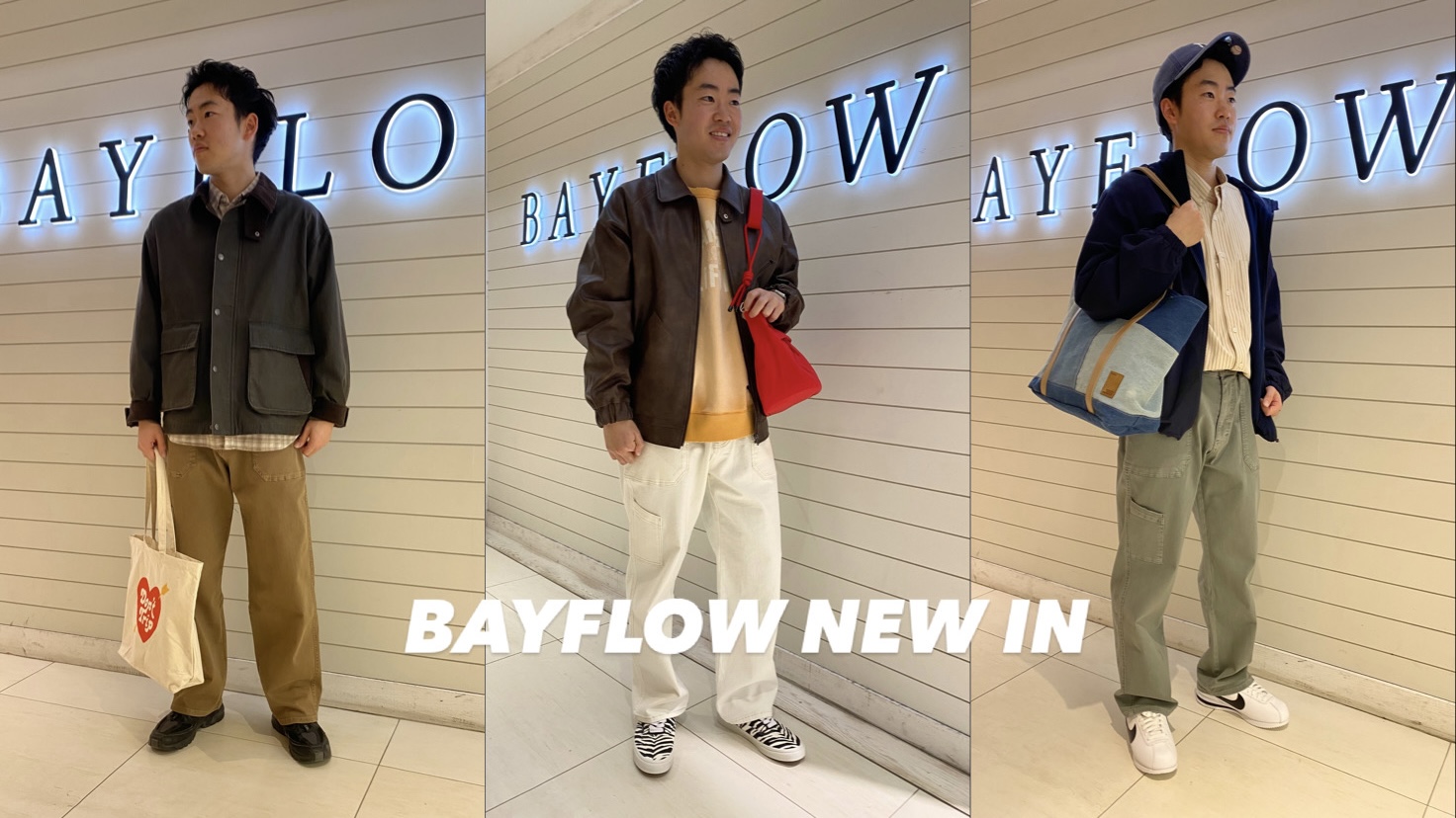 BAYFLOW メンズ新作ご紹介です