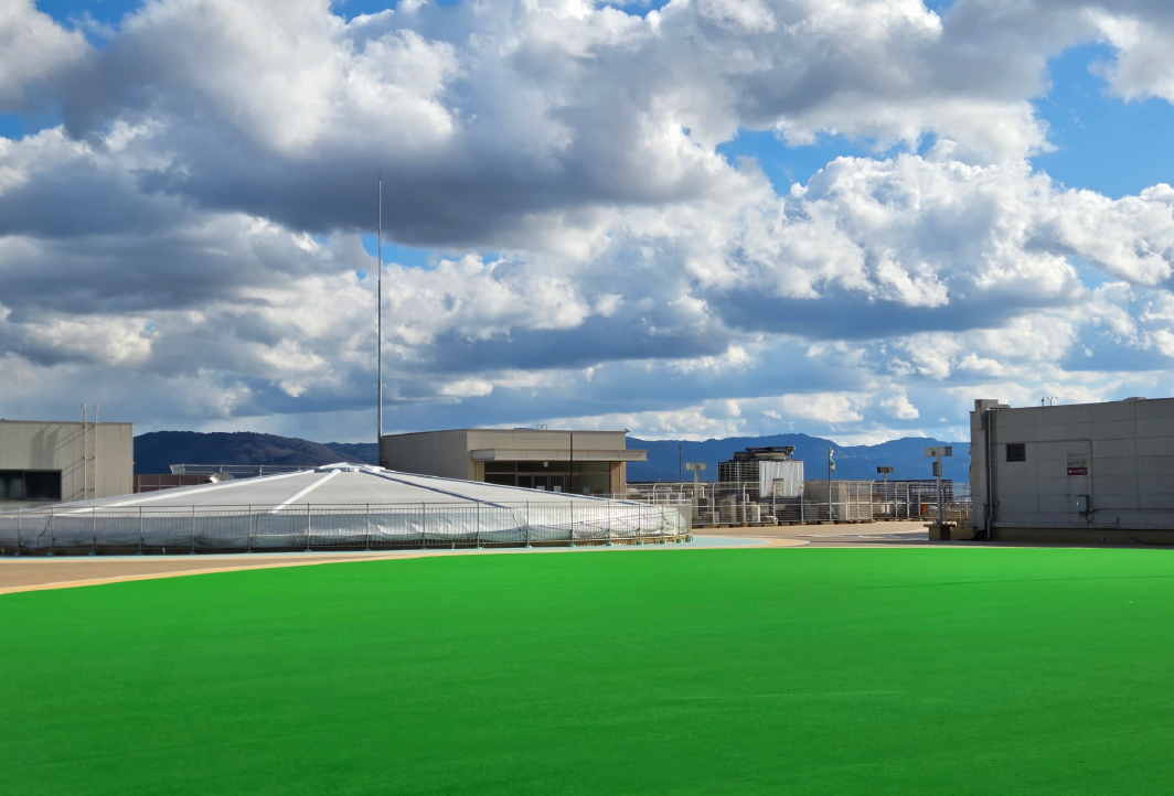 ならファミリーの屋上がリニューアルオープン！