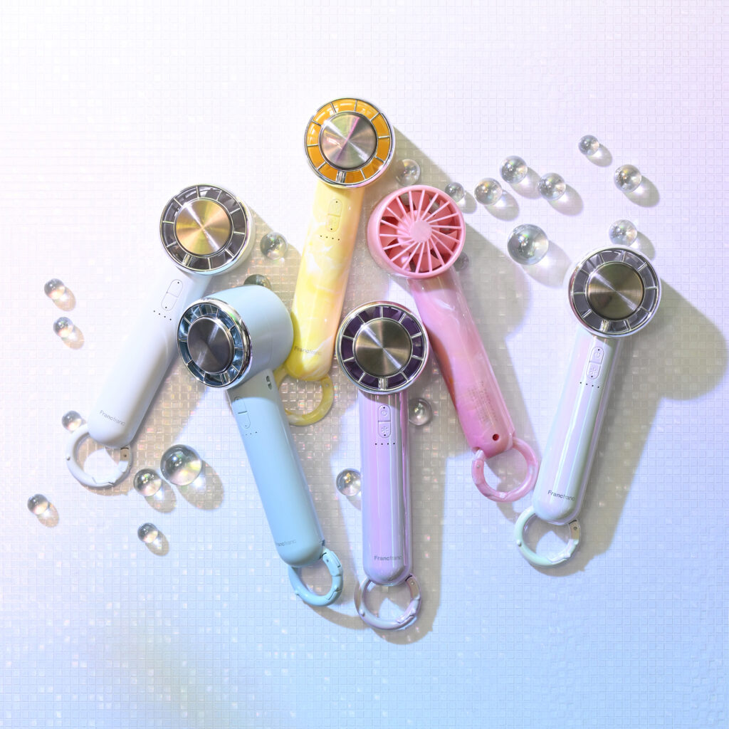 Francfranc　【NEW！】“冷却プレート搭載”でさらにひんやり❄️猛暑対策に活躍するハンディファンの新モデル💫入荷💕