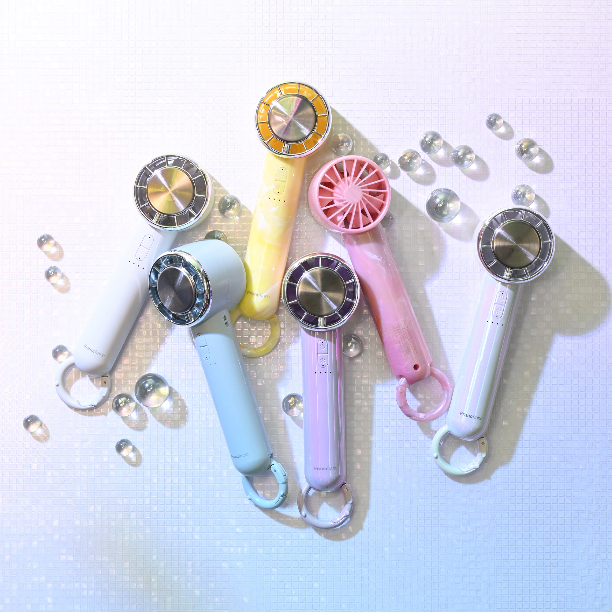 Francfranc　【NEW！】“冷却プレート搭載”でさらにひんやり❄️猛暑対策に活躍するハンディファンの新モデル💫入荷💕