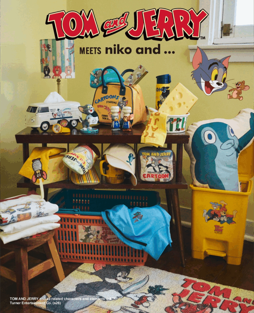 nikoand… トムとジェリー × niko and… コラボレーション