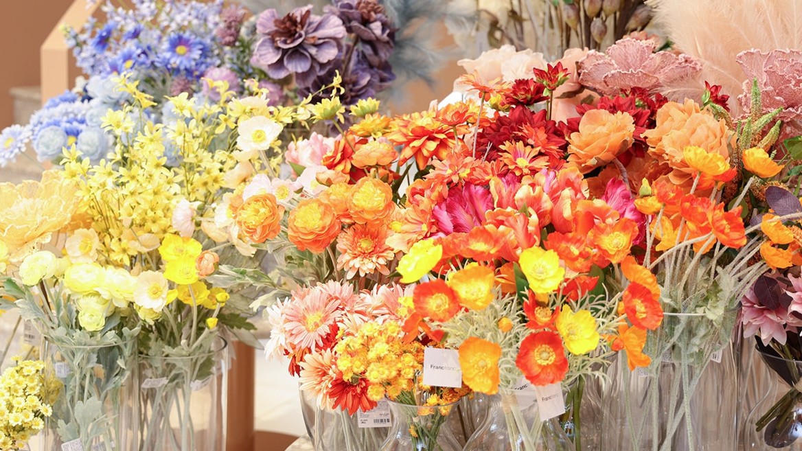 Francfranc　飾るだけで、空間がふんわり色づく🌸Francfrancのアートフラワー