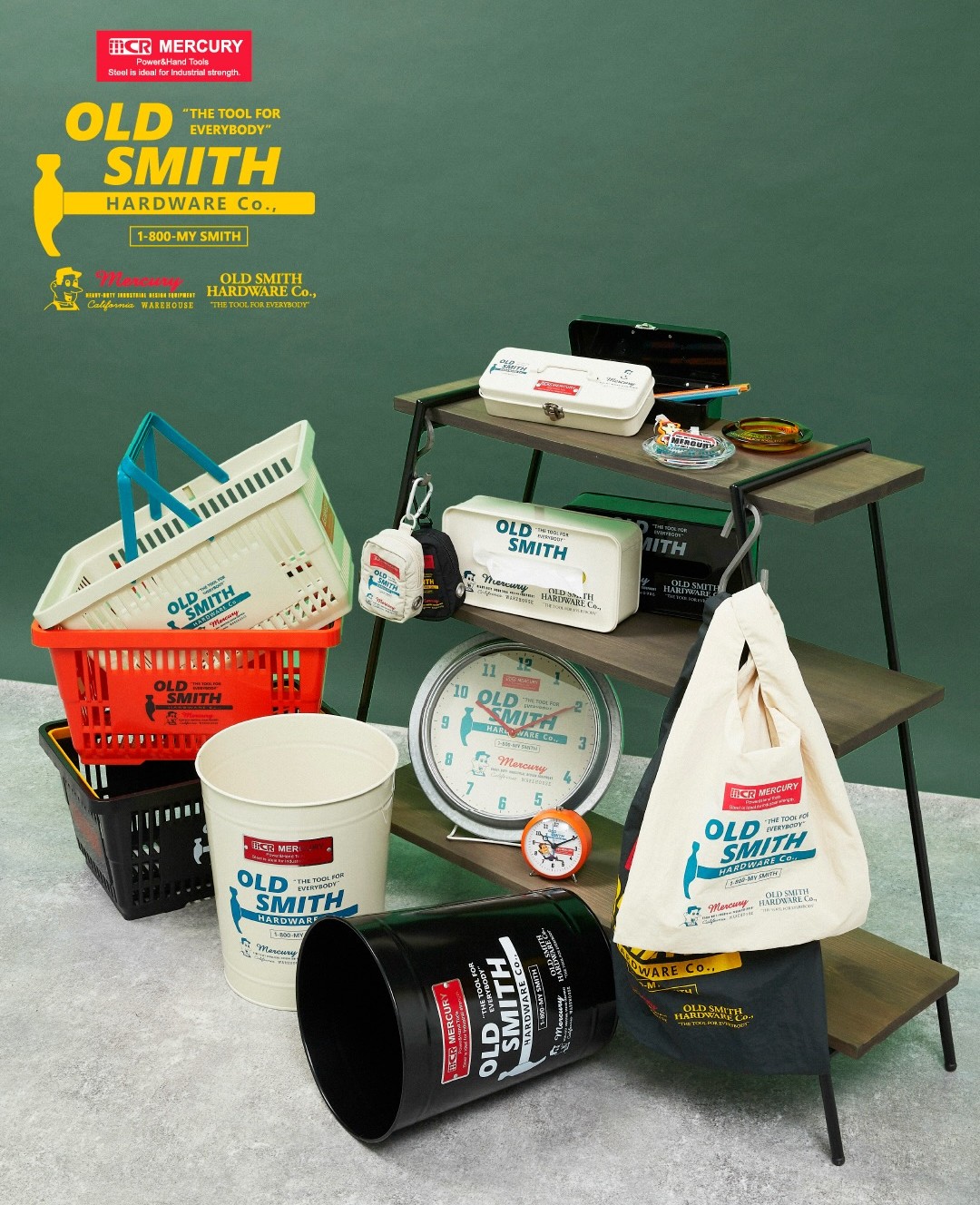 niko and… が展開する雑貨シリーズOLD SMITH HARDWARE Co., がMERCURYとのコラボ