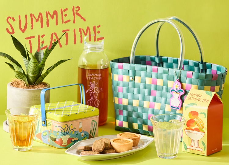 【アフタヌーンティー・リビング】夏のティータイムを楽しむお茶や焼き菓子が登場！