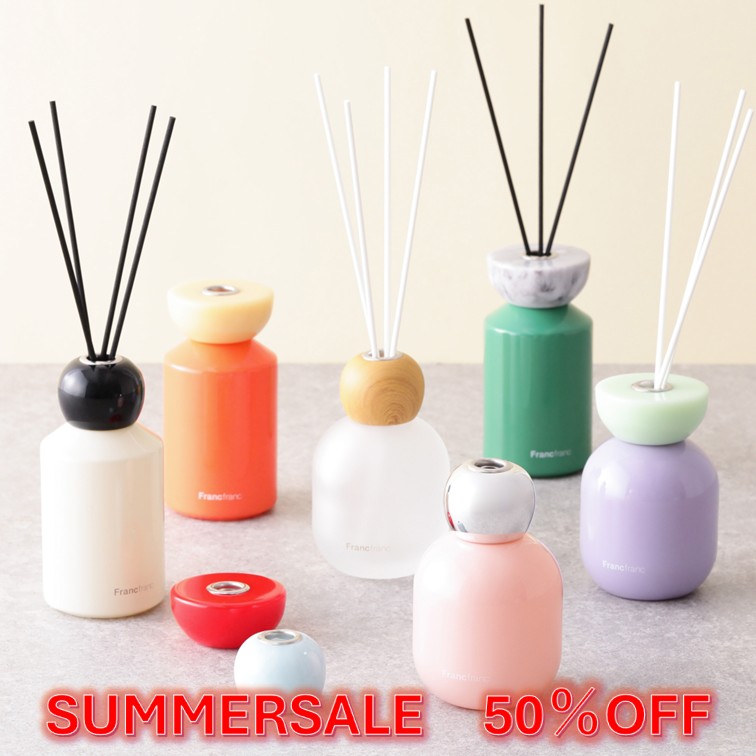 Francfranc　🚩SALE🚩お部屋のシーンやテイストに合わせて選べるルームフレグランスがMAX50％OFFに💕🛋️