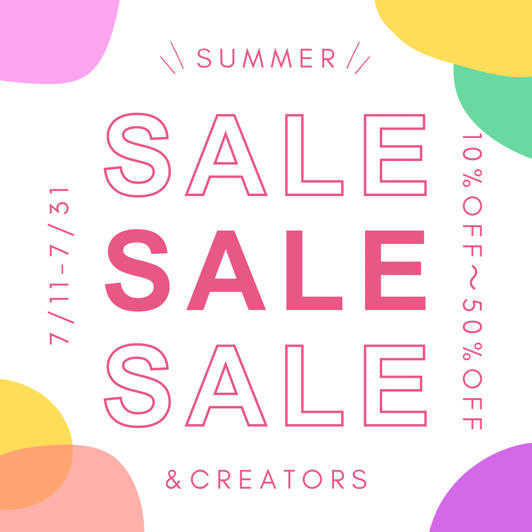 10%〜50%OFFクリアランスSALE開催中.ᐟ.ᐟ