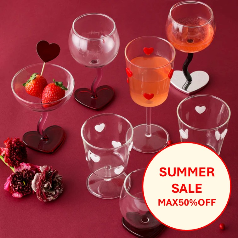 Francfranc　💗SALE💗　ハートモチーフがとってもキュートなグラス
