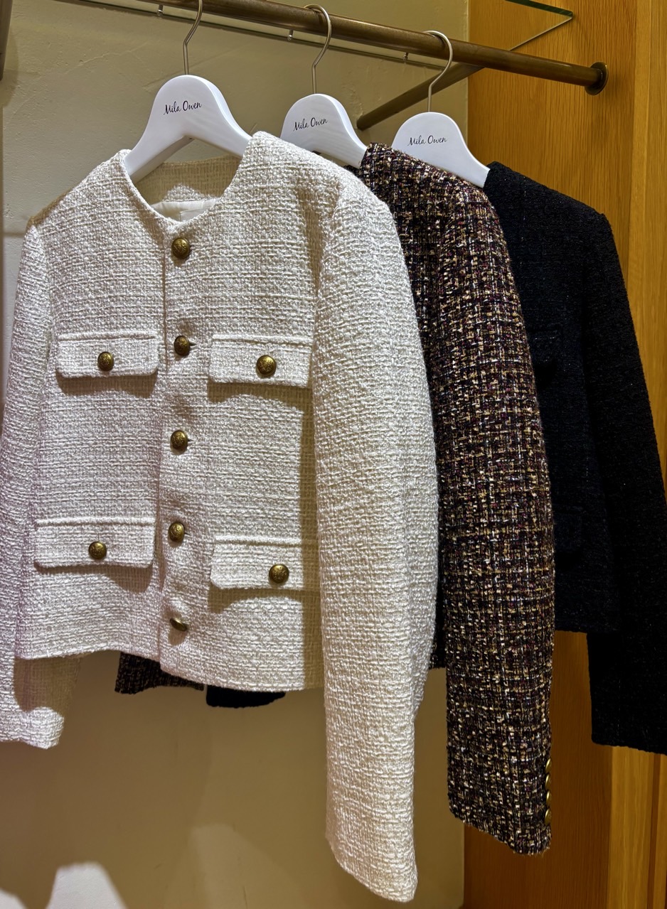 【MilaOwen】新作ツイードジャケットのご紹介🧶