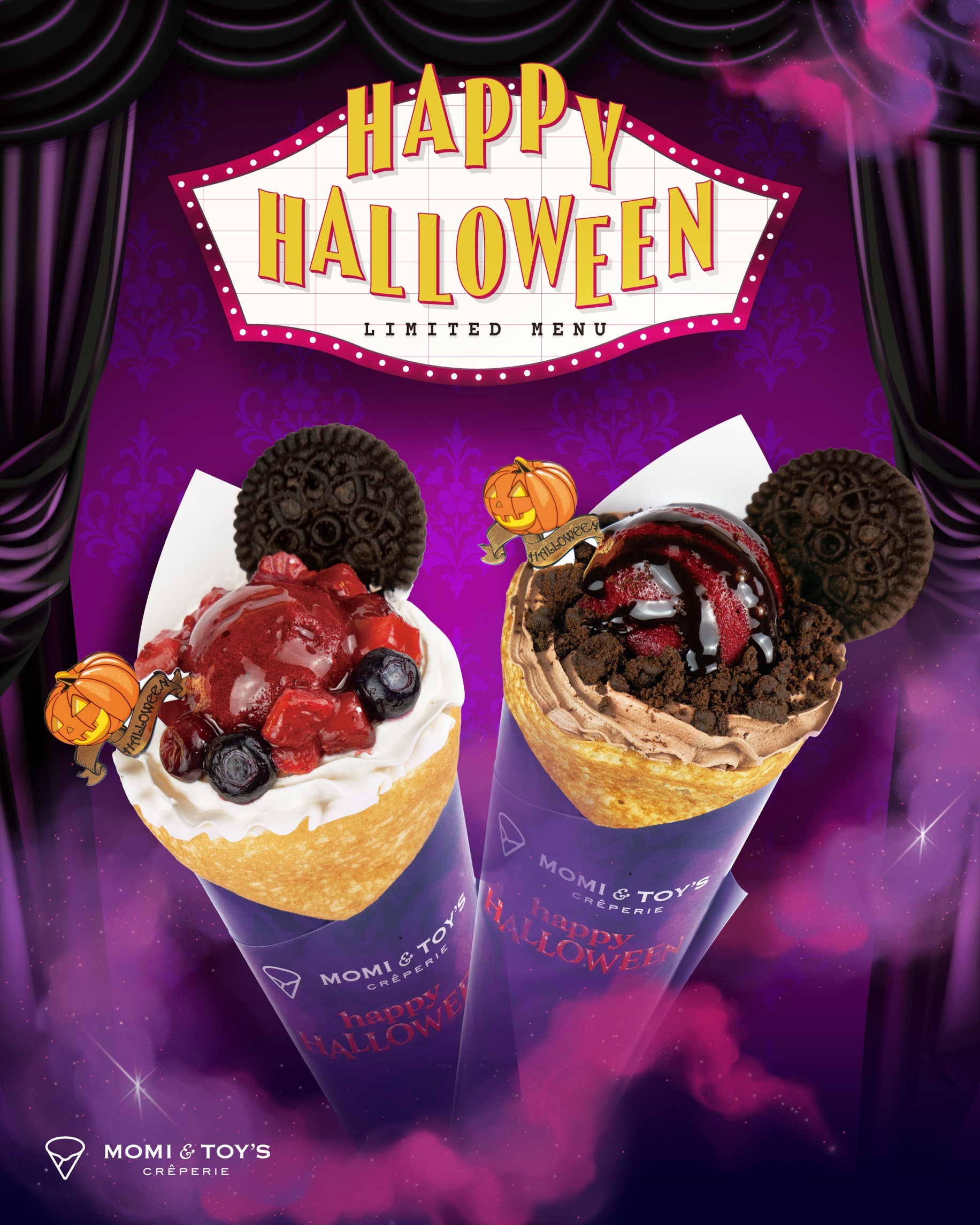 ハロウィンクレープ🎃